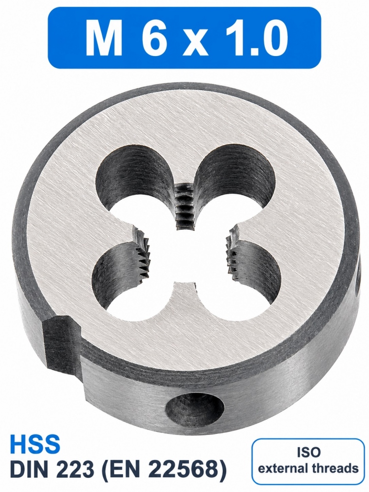pics/Völkel-Eurafco/Round Die DIN 223 HSS/27438/v-oe-lkel-27438-round-die-din-223-din-en-22568-hss-m-6-x-1-0-01.jpg
